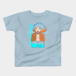 Cyberpunk Girl Kids T-Shirt